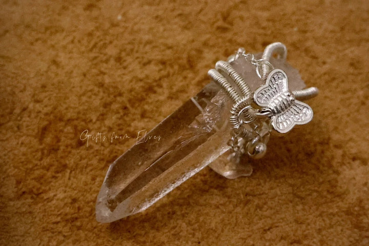 Wire-Wrapped Energy Pendant for Her
