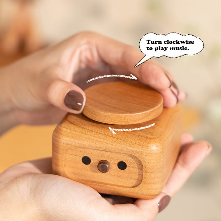 Elegant Totoro music box with smooth rotating feature