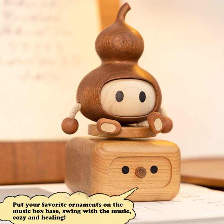 Elegant Totoro music box with smooth rotating feature