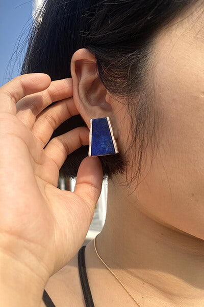 Power of Courage Lapis Lazuli Earrings