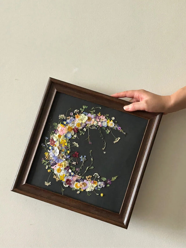 Unique celestial botanical art piece for fairy-tale lovers